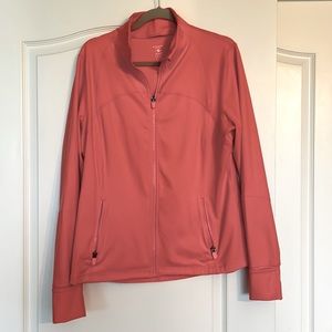 Athletic Works XL ladies yoga jacket melon color